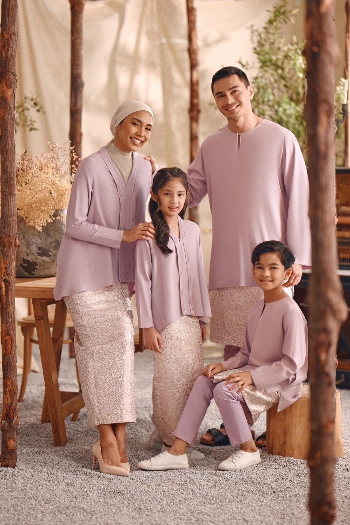 The Bayu Men Kurta - Lavender