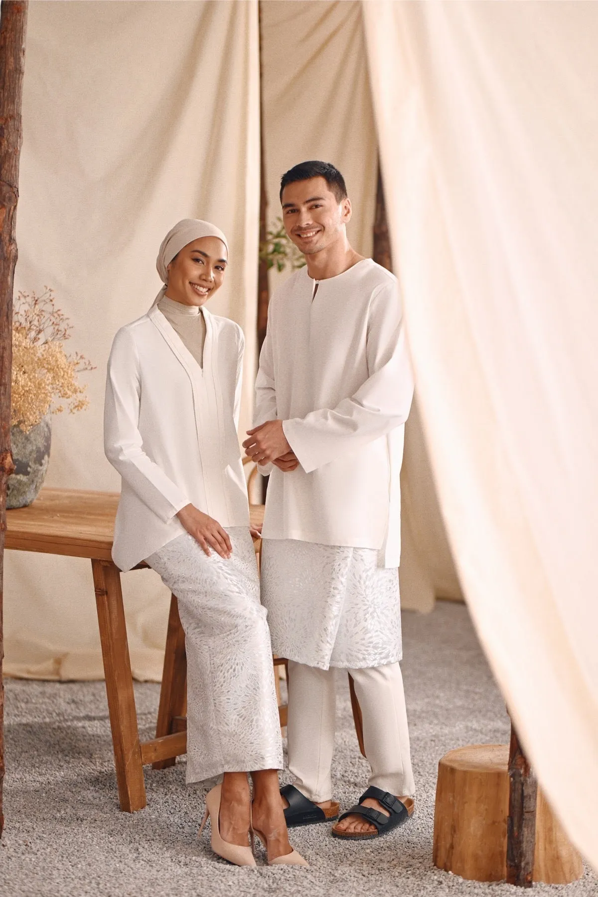 The Bayu Men Kurta - White