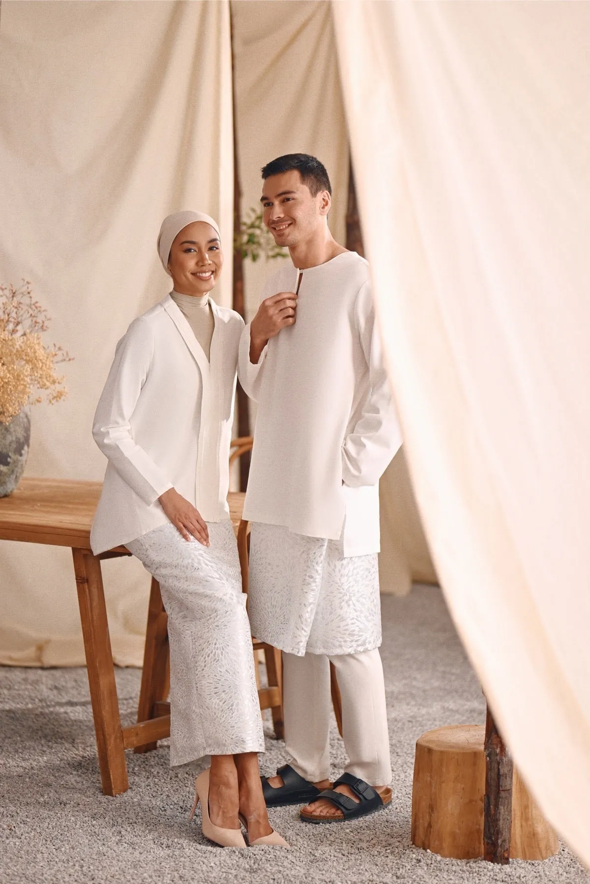The Bayu Men Kurta - White
