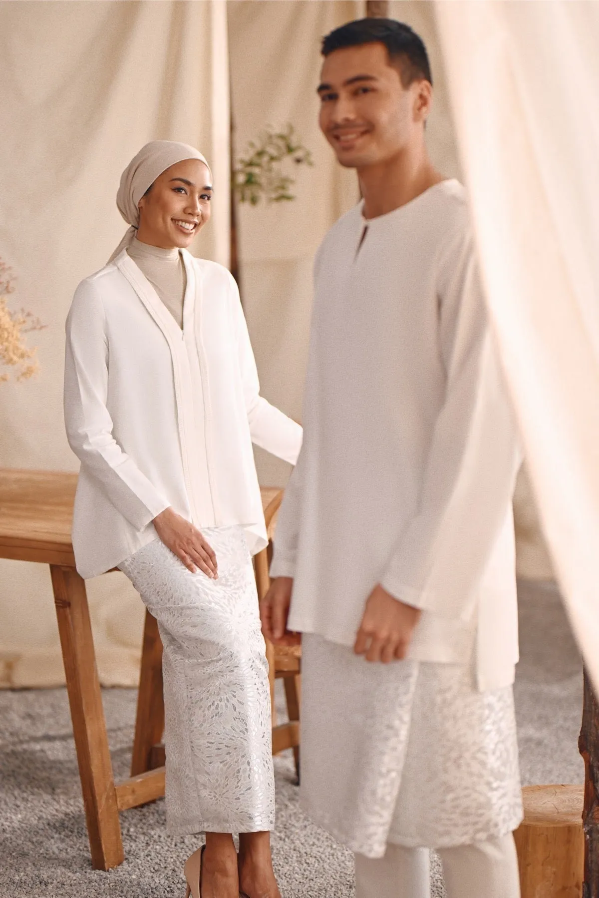The Bayu Men Kurta - White