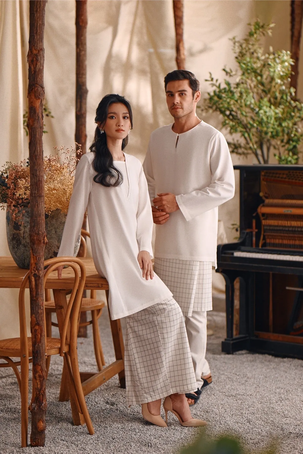The Bayu Men Kurta - White
