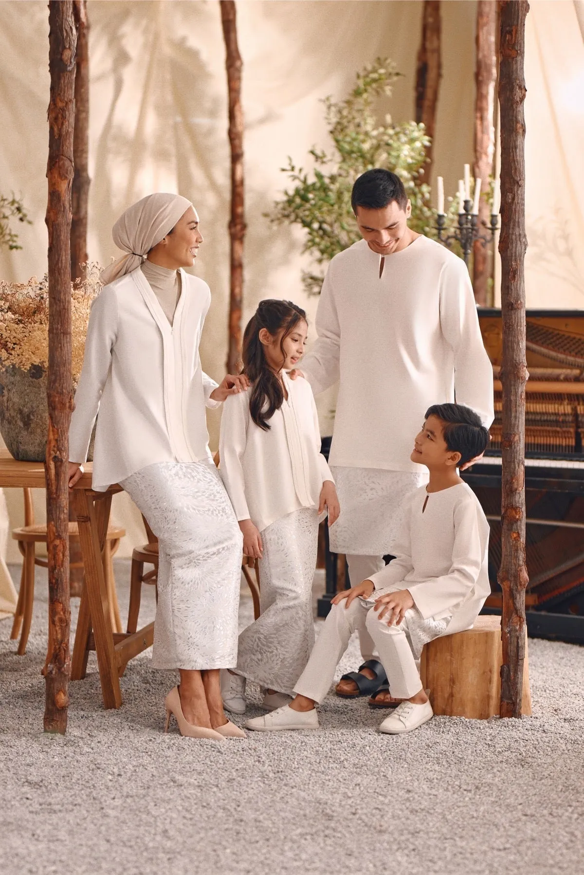 The Bayu Men Kurta - White