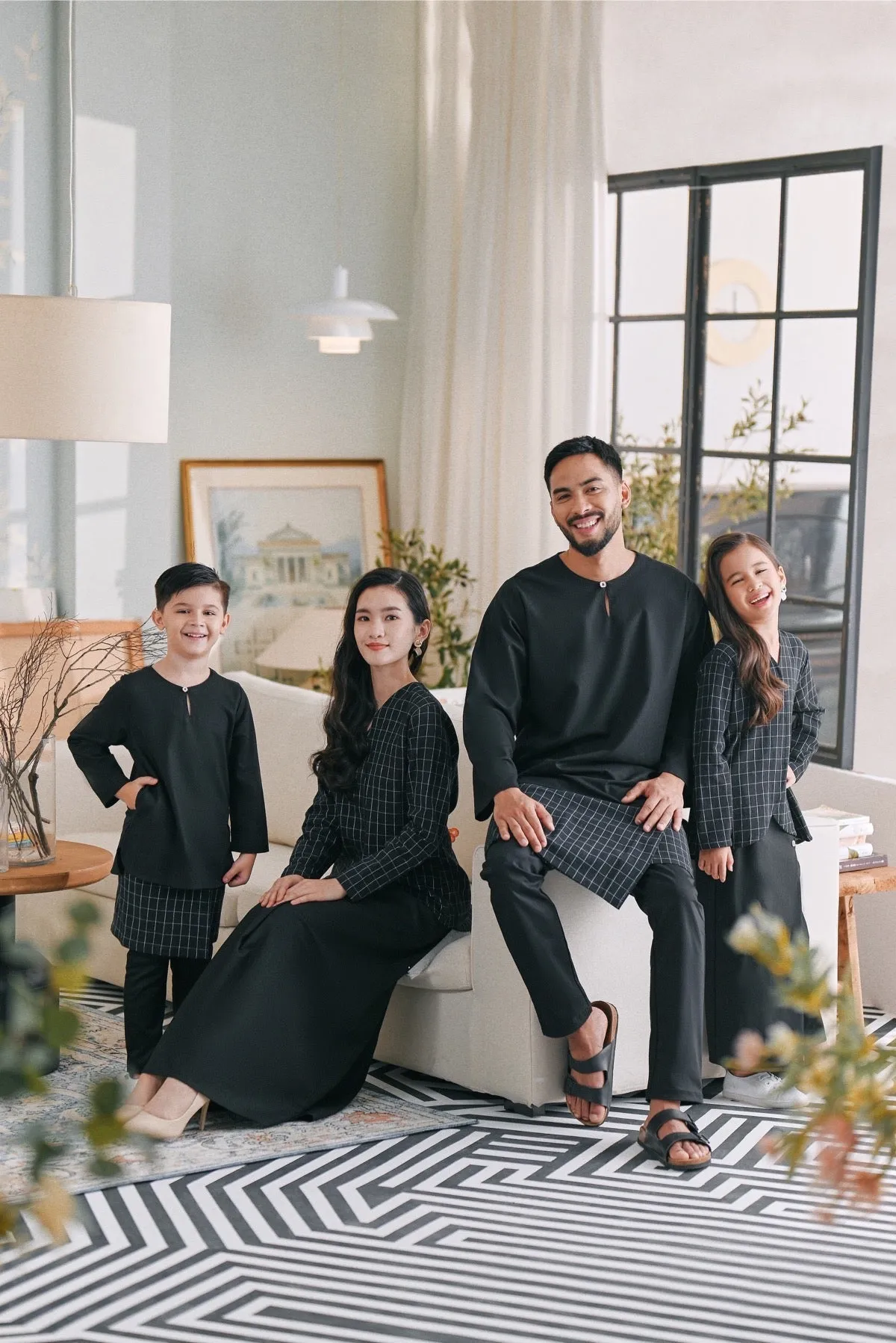The Caya Kurta - Black