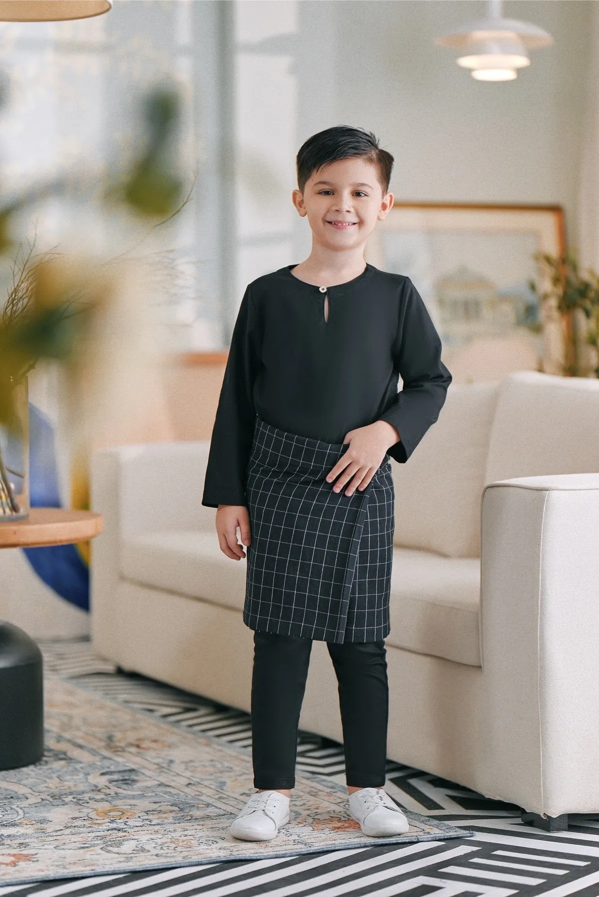 The Caya Kurta - Black