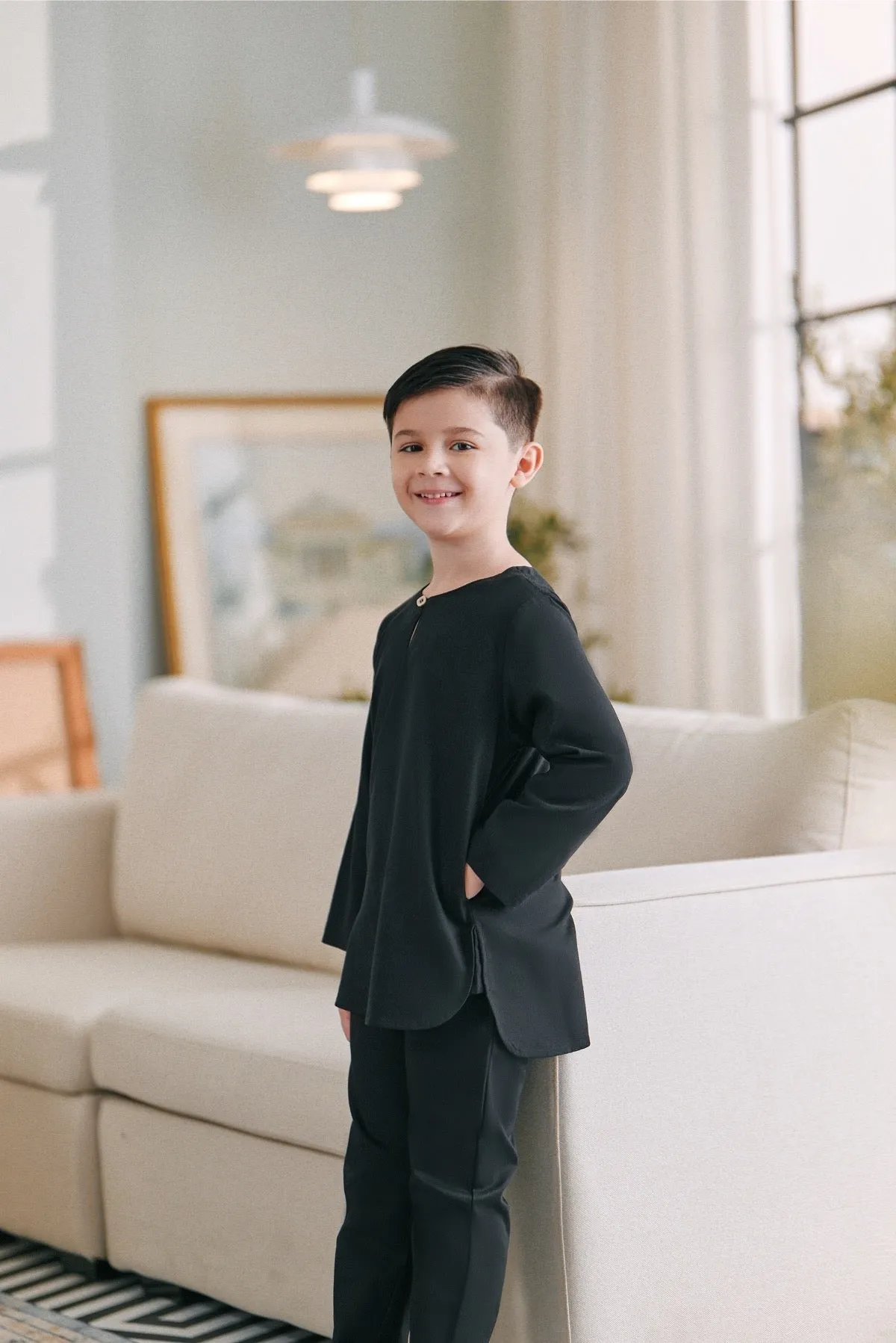 The Caya Kurta - Black
