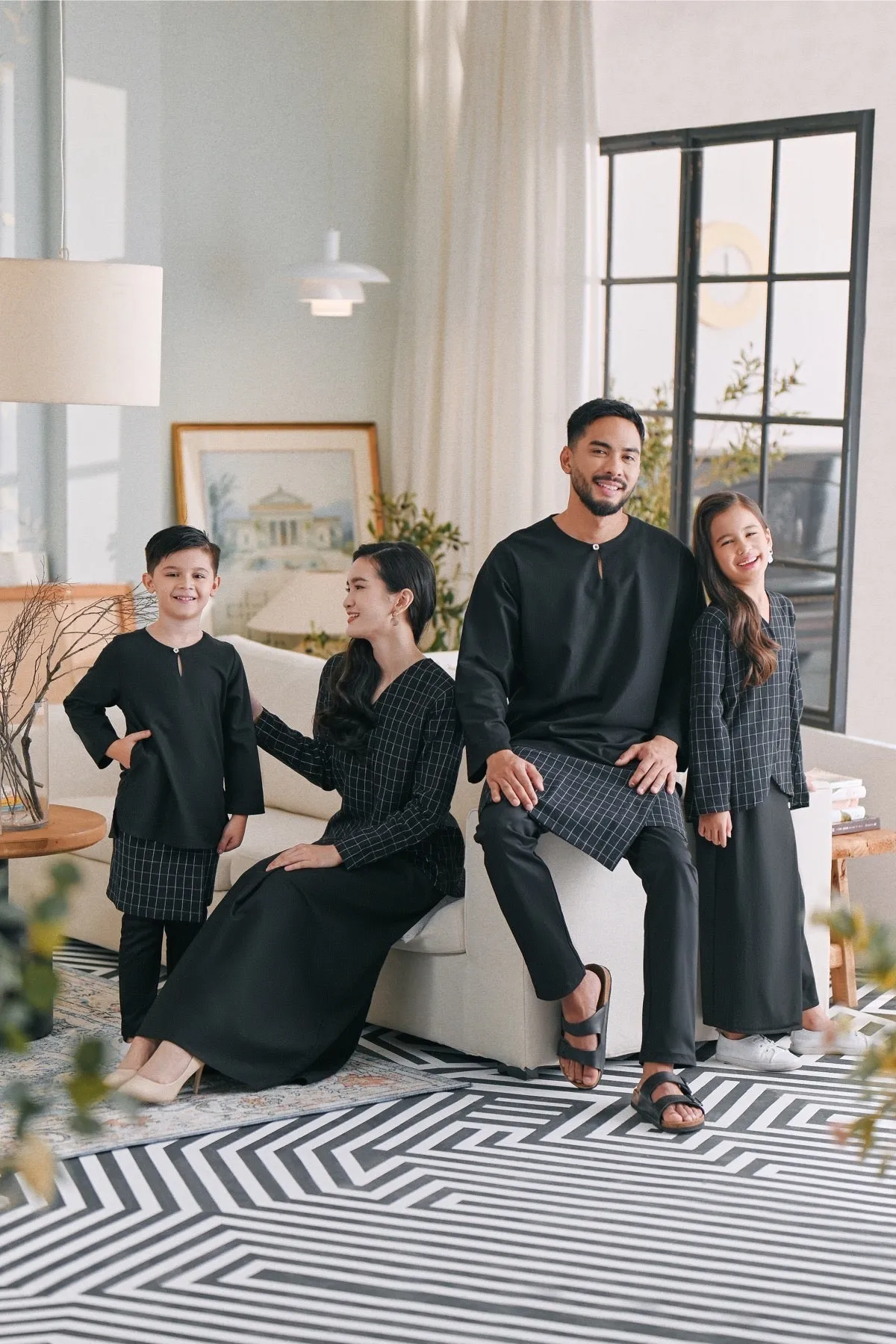 The Caya Kurta - Black