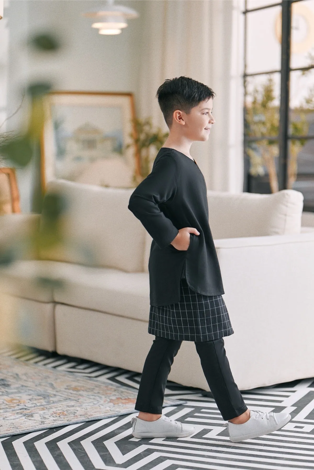The Caya Kurta - Black