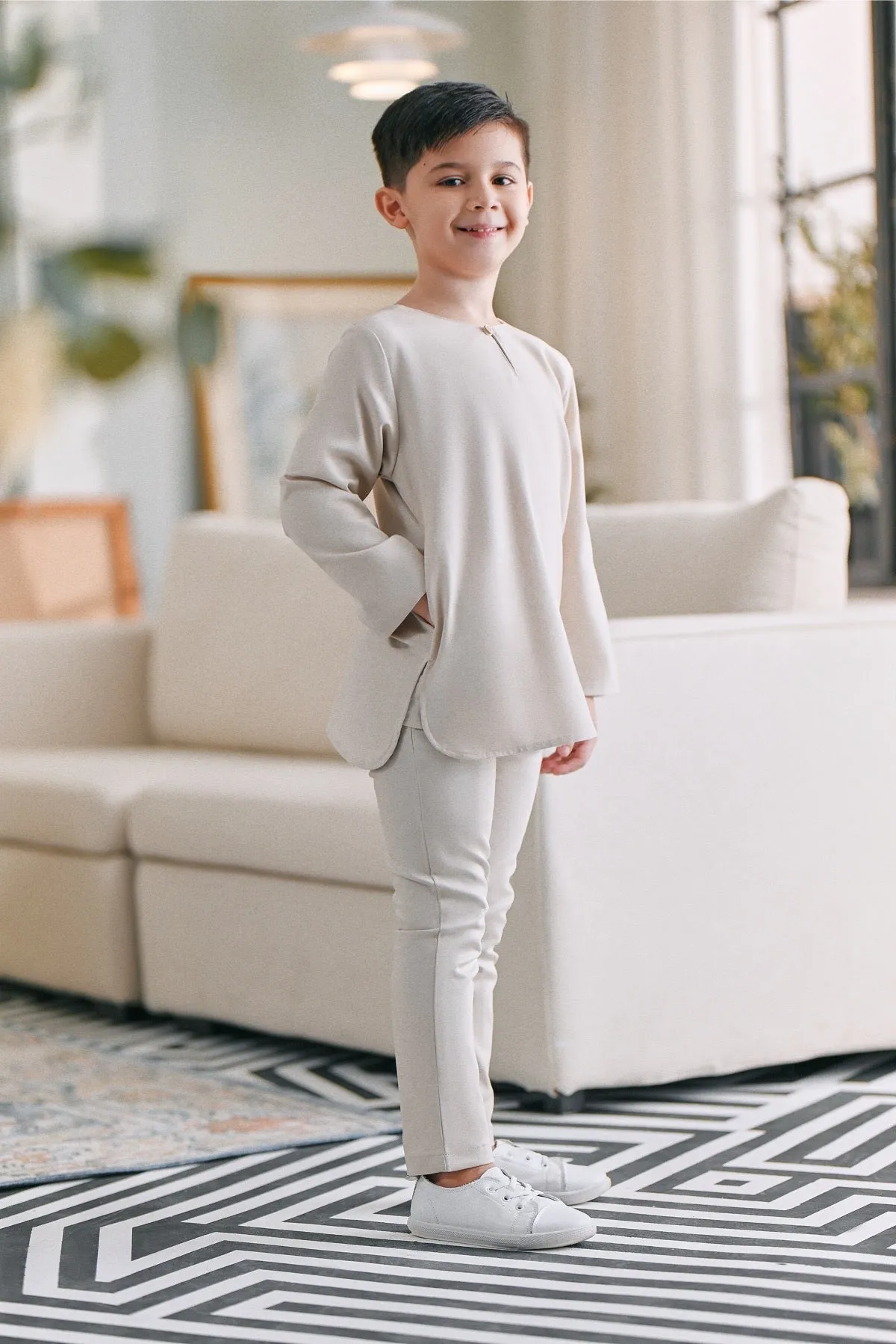 The Caya Kurta - Champagne