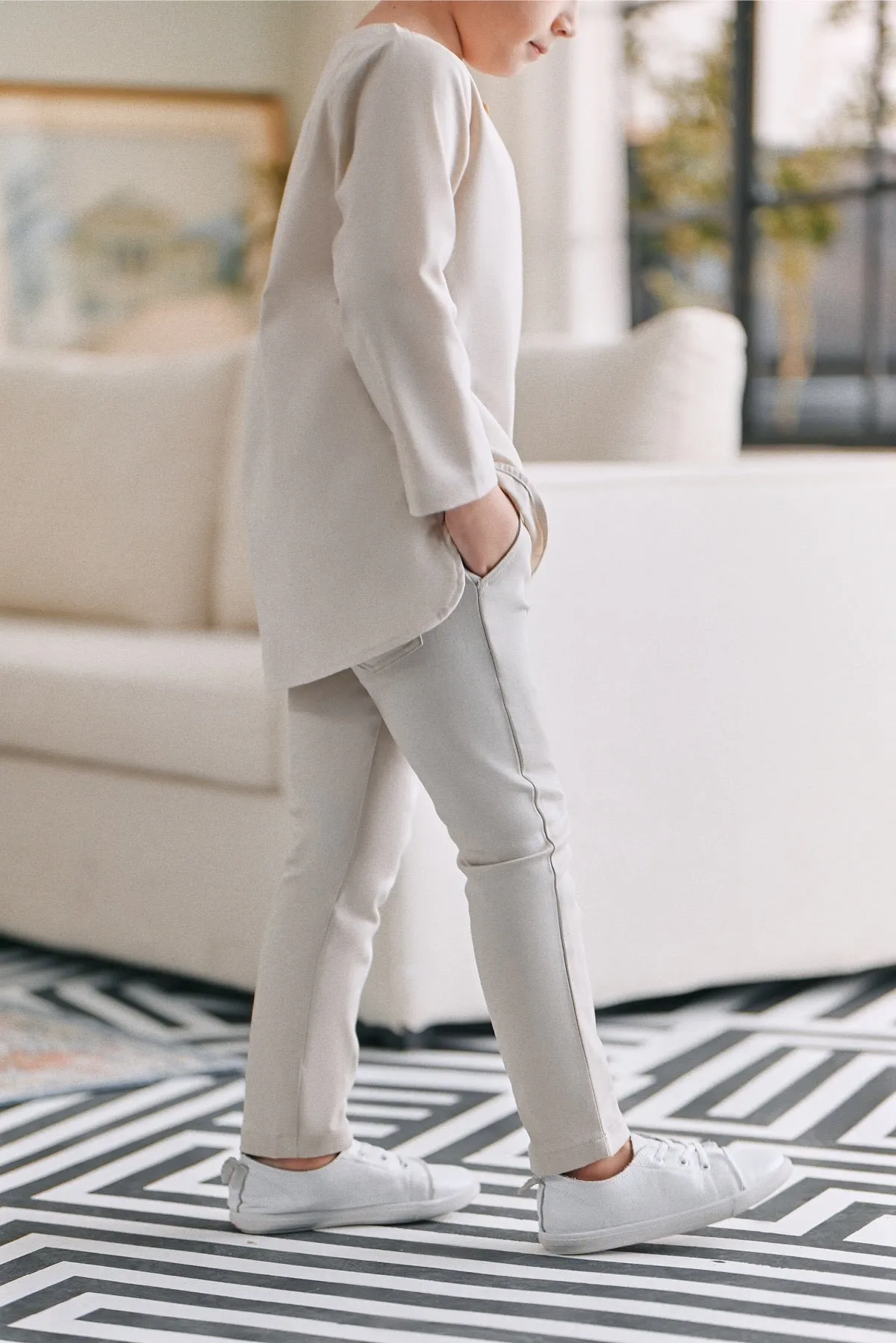 The Caya Kurta - Champagne