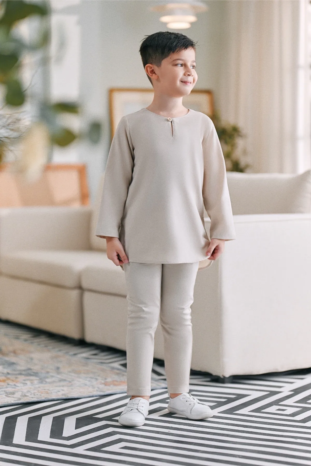 The Caya Kurta - Champagne