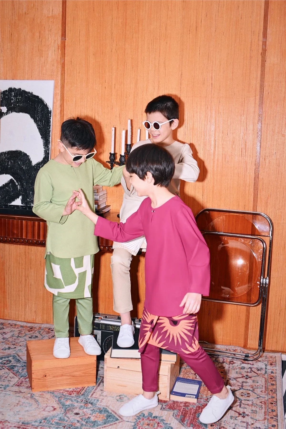 The Congkak Kurta - Khaki