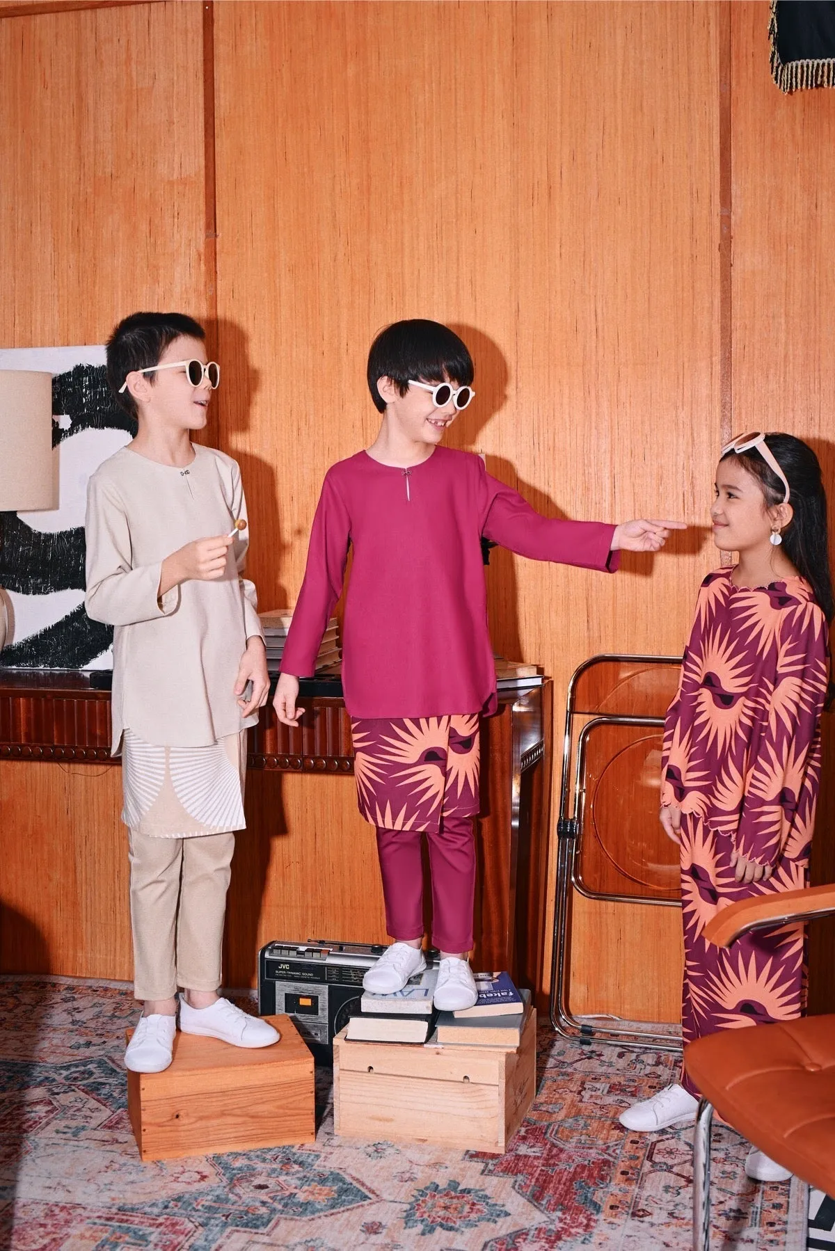 The Congkak Kurta - Khaki