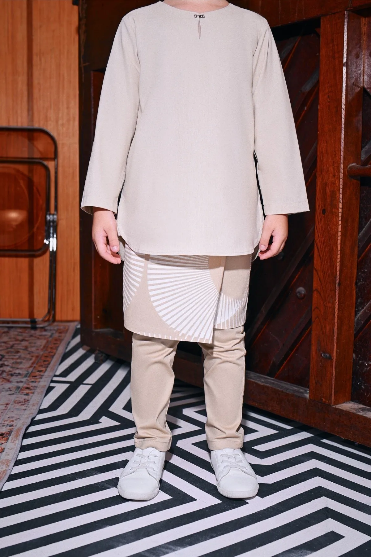The Congkak Kurta - Khaki