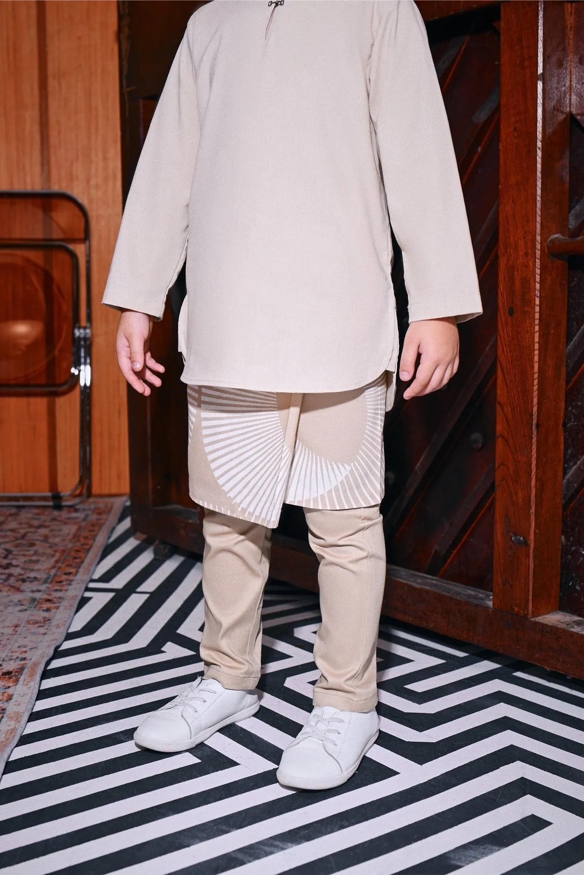 The Congkak Kurta - Khaki