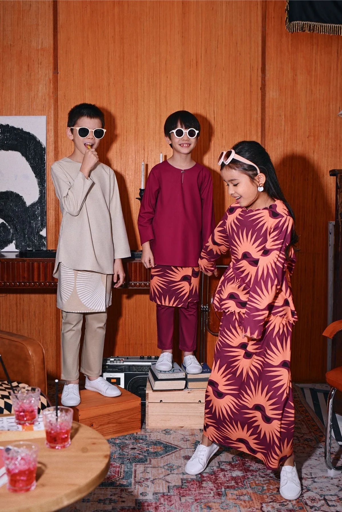 The Congkak Kurta - Khaki