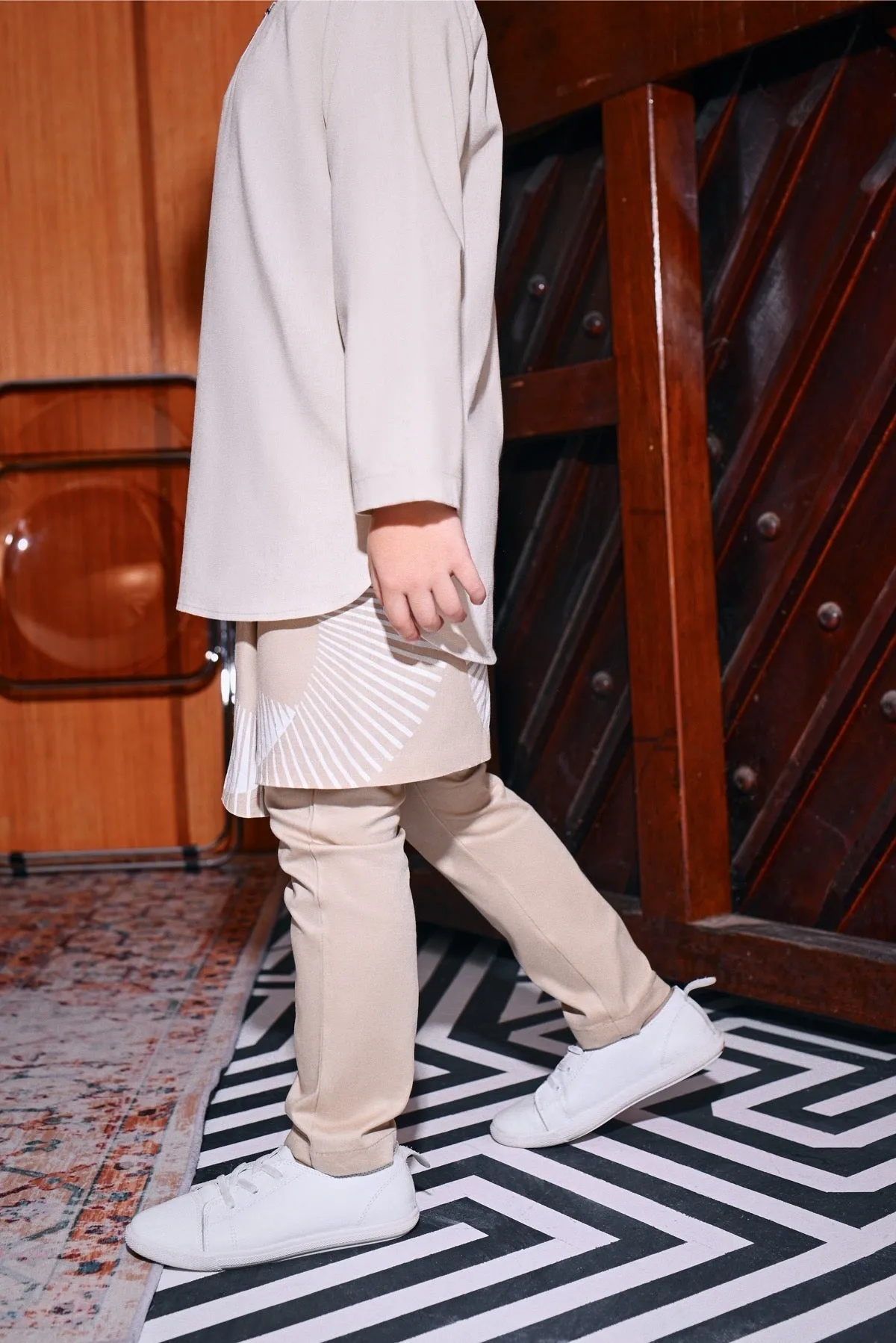 The Congkak Kurta - Khaki