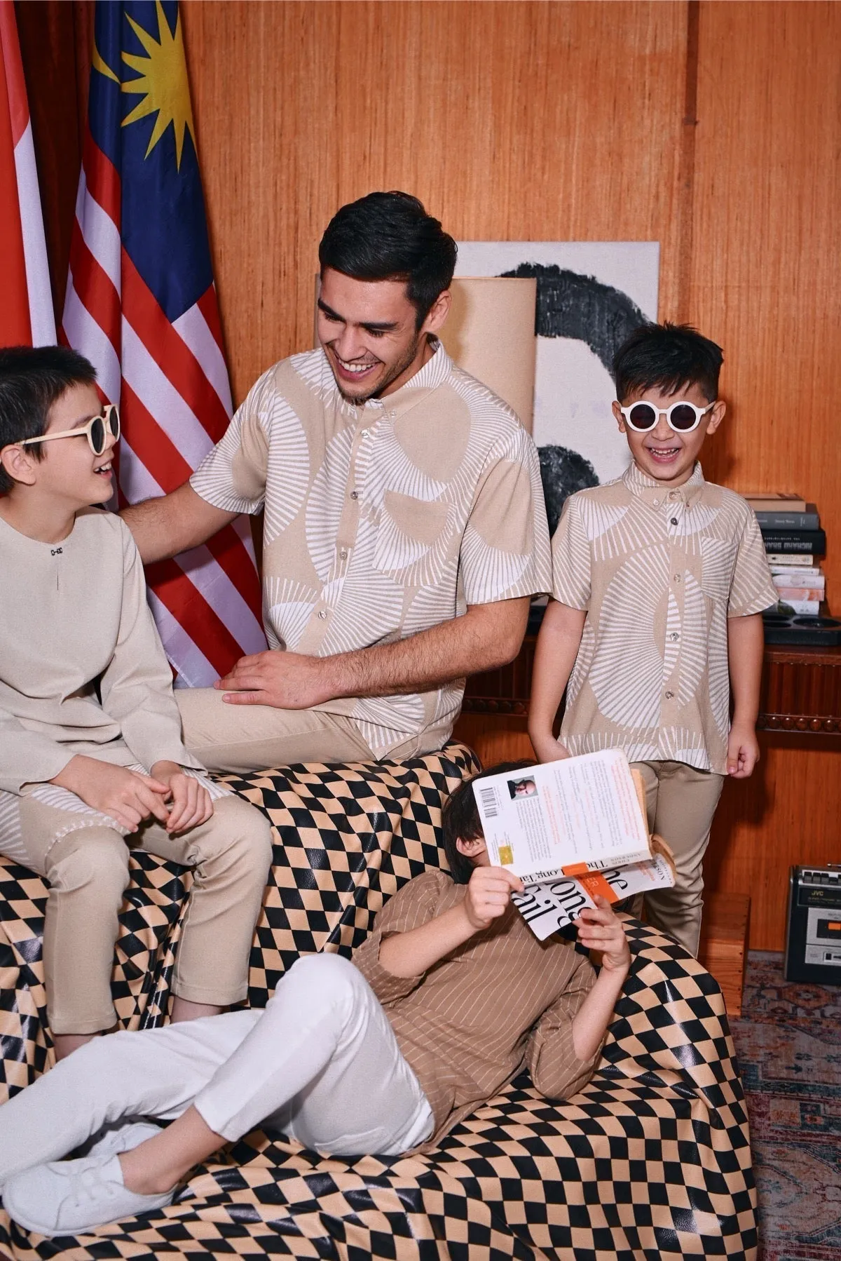The Congkak Kurta - Khaki