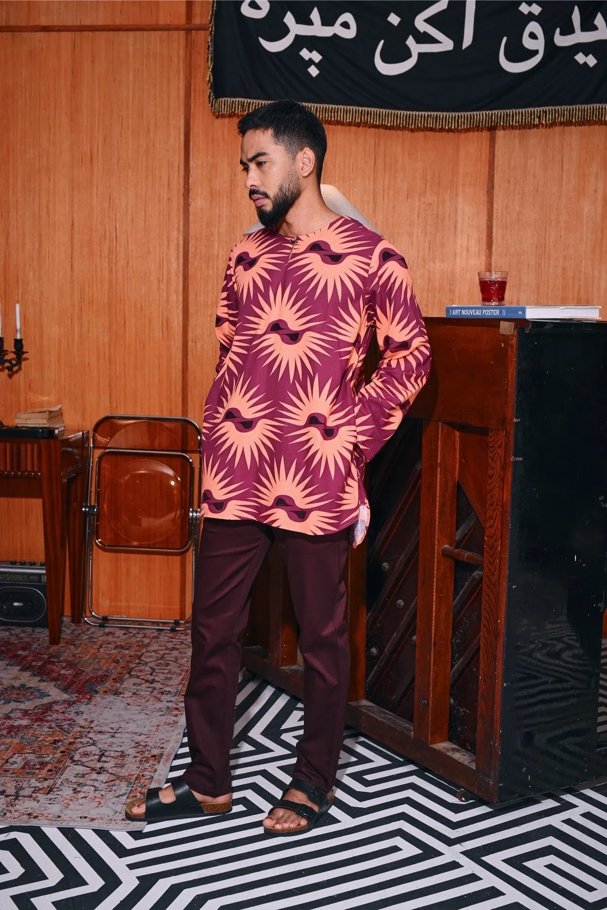 The Congkak Men Kurta - Edge