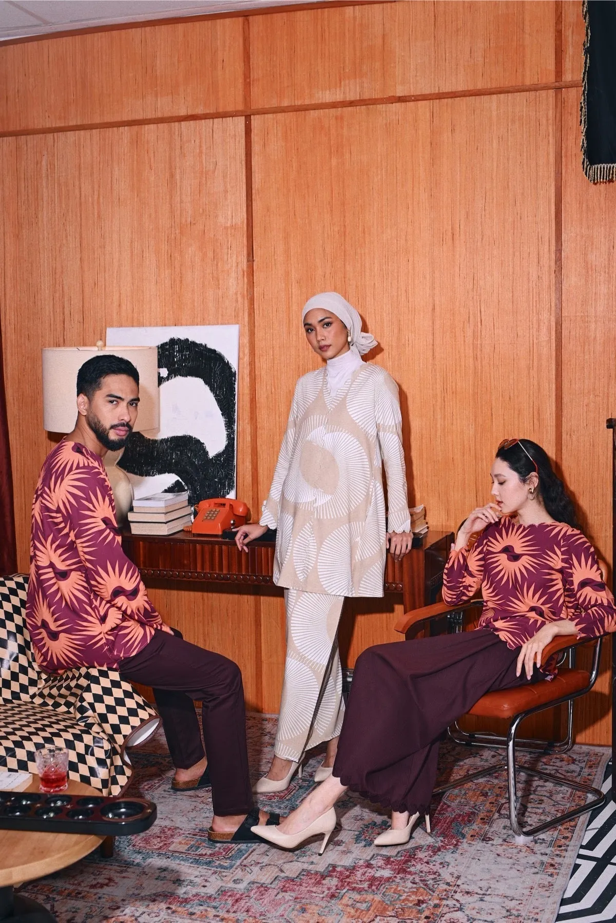 The Congkak Men Kurta - Edge