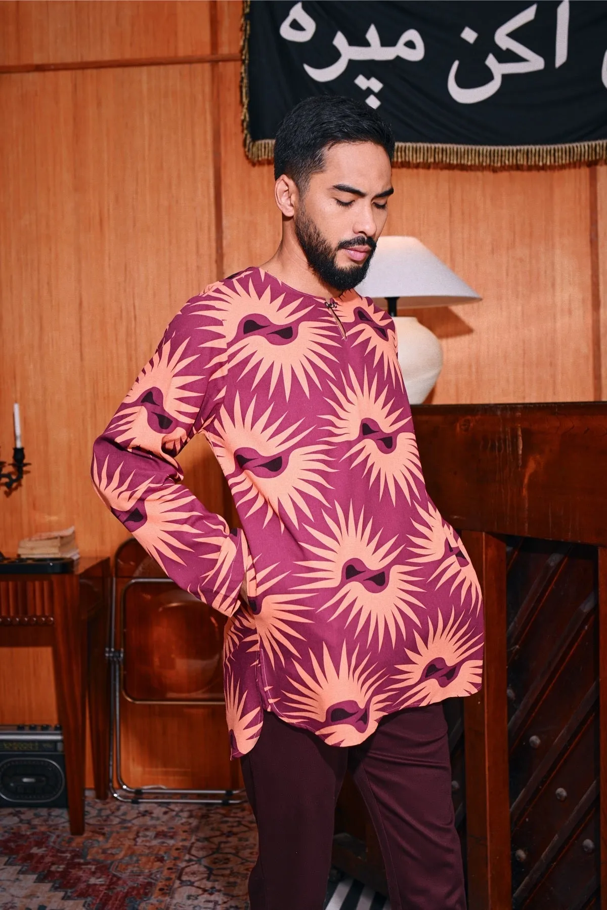 The Congkak Men Kurta - Edge