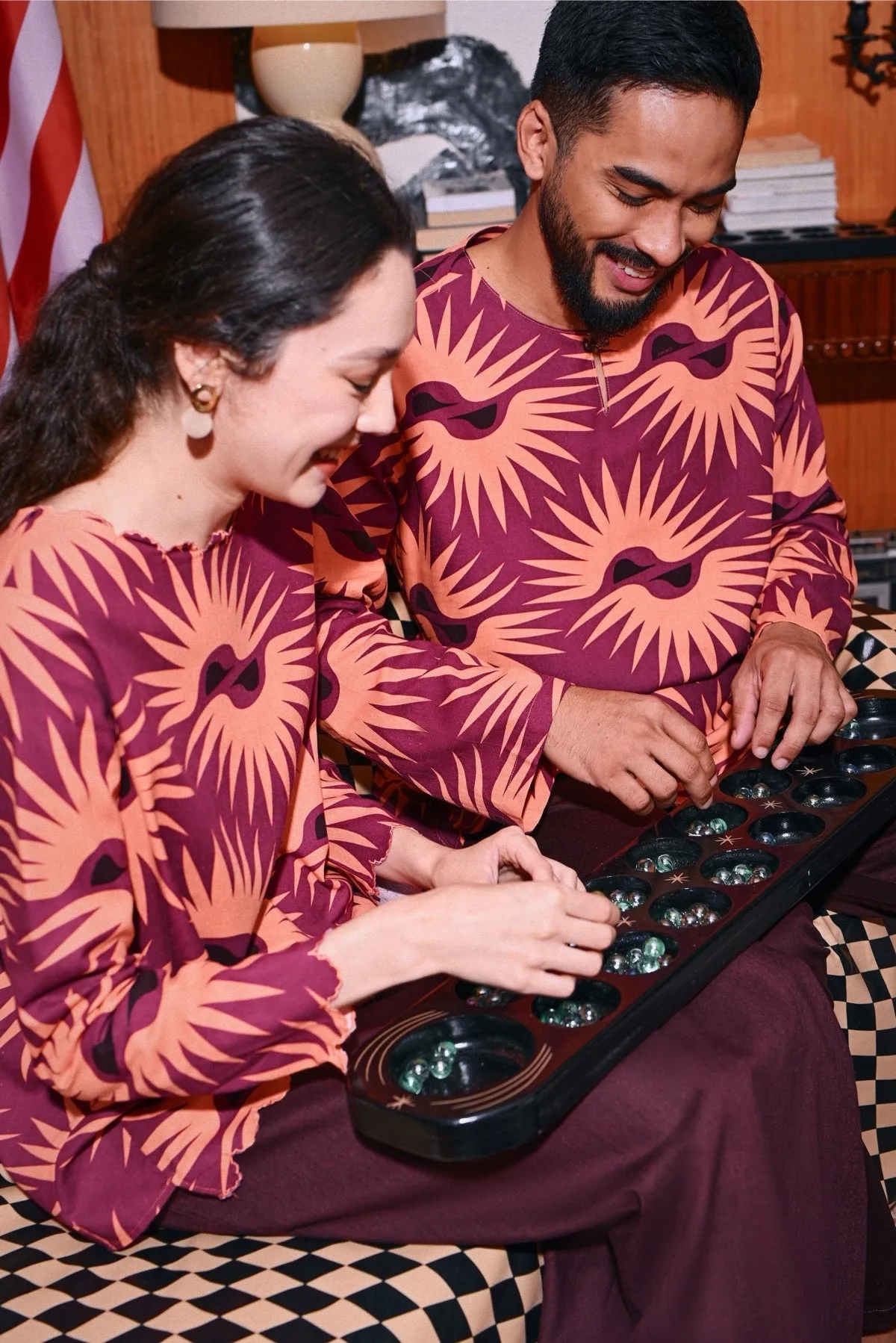 The Congkak Men Kurta - Edge