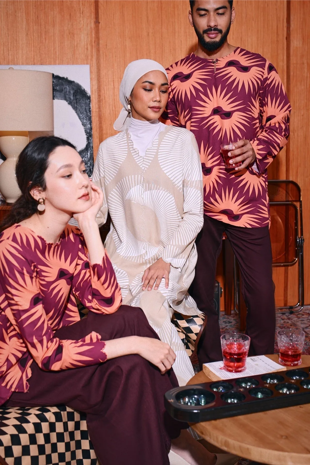The Congkak Men Kurta - Edge