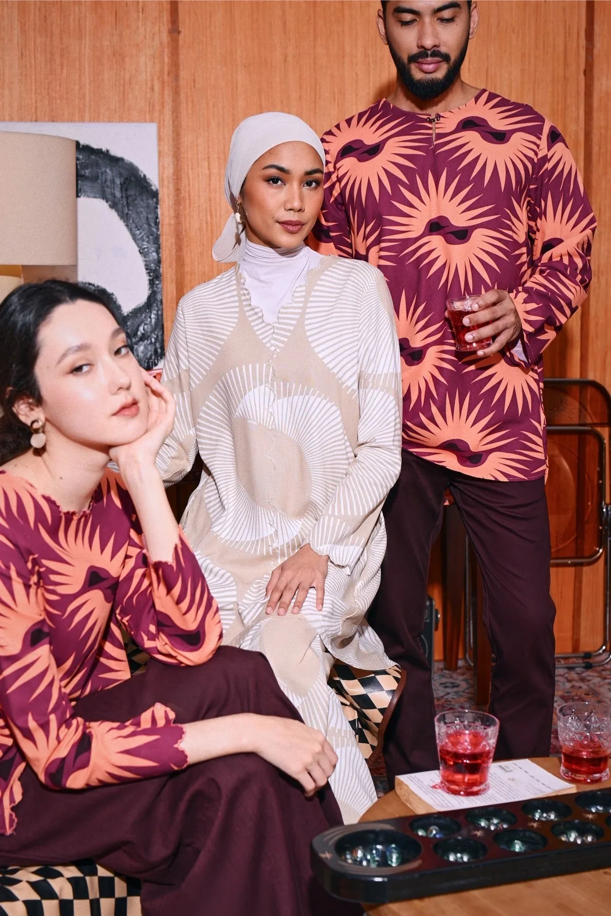 The Congkak Men Kurta - Edge