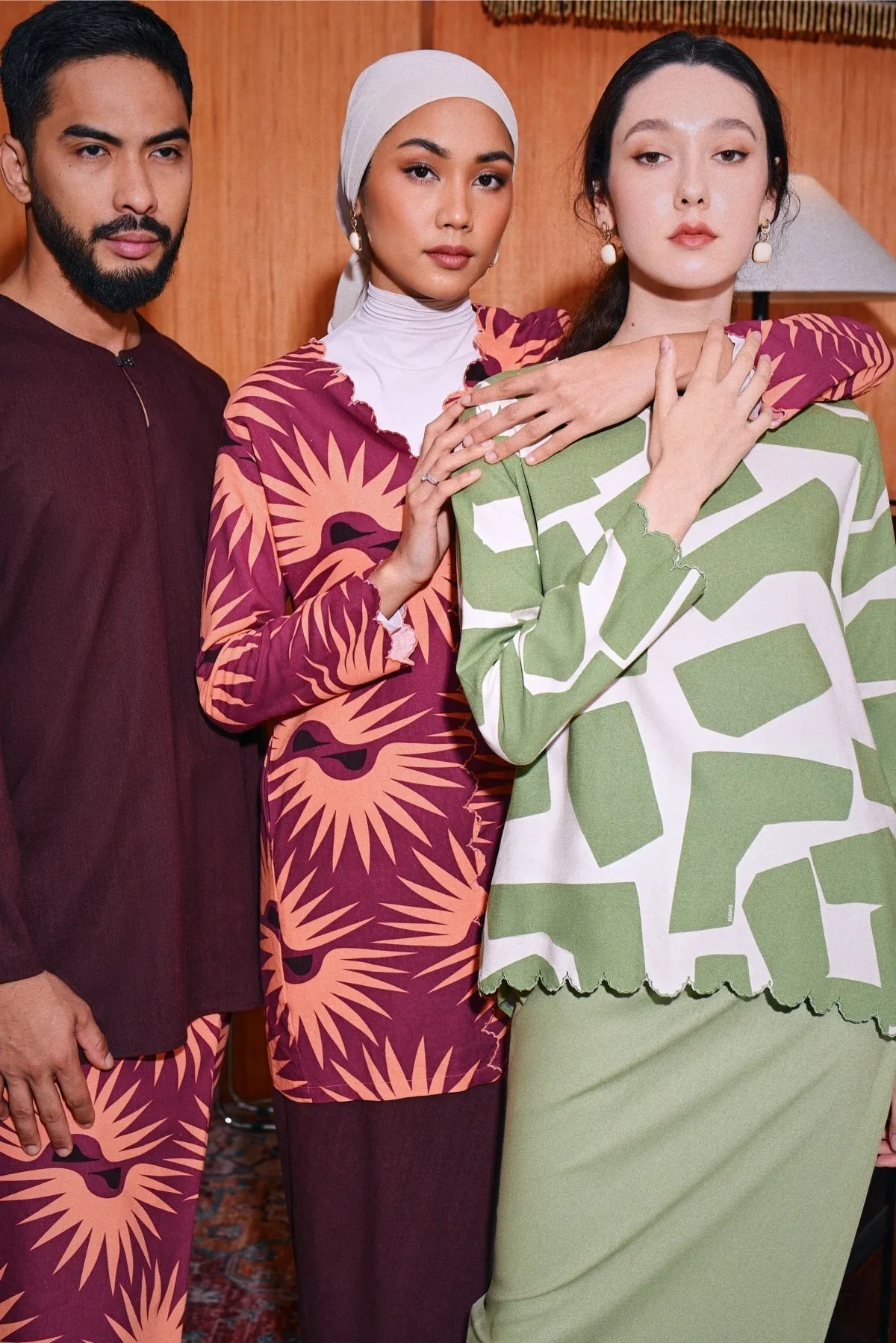 The Congkak Men Kurta - Mangosteen