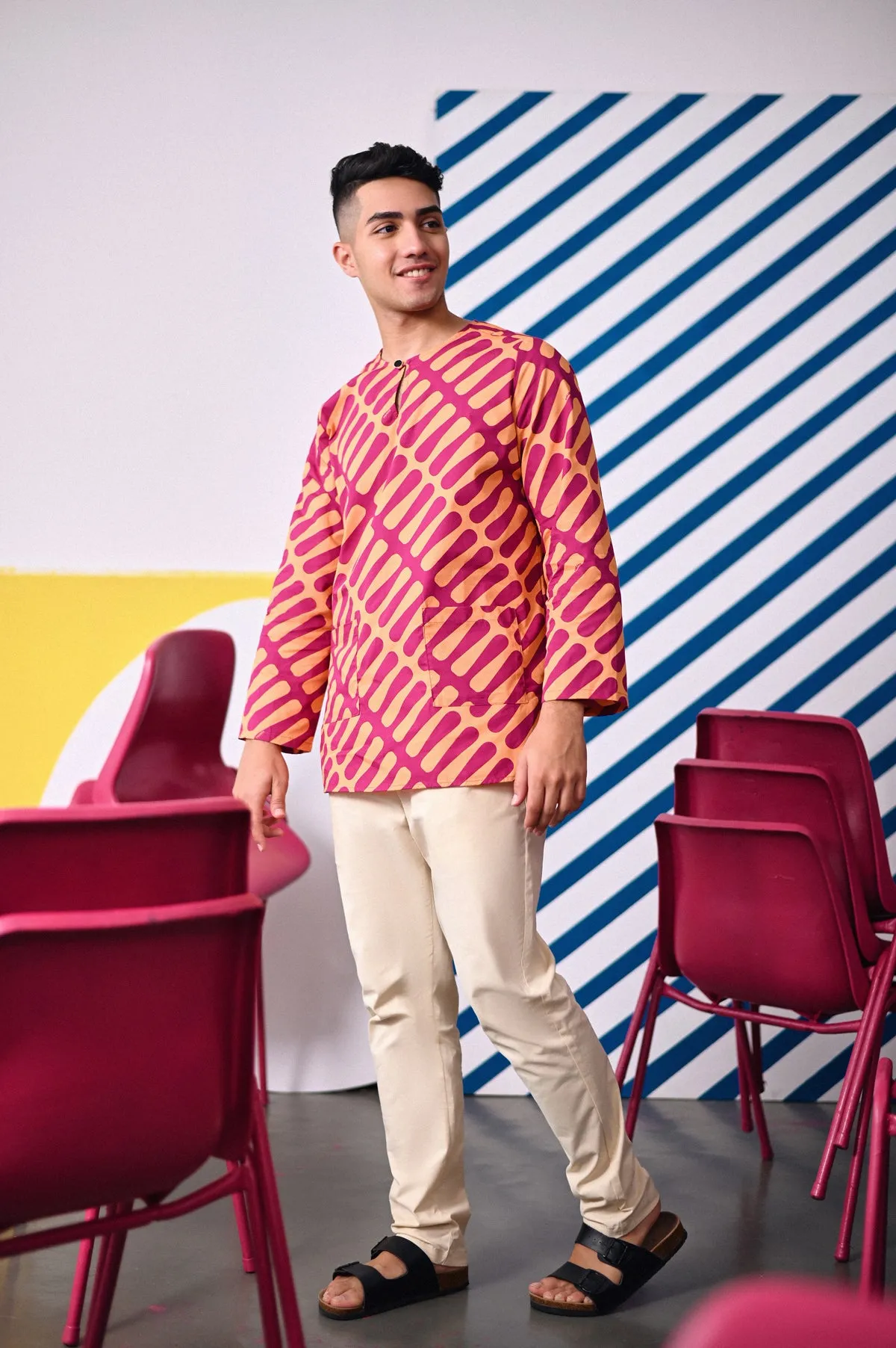 The Dulu Kita Men Kurta - Good Vibes