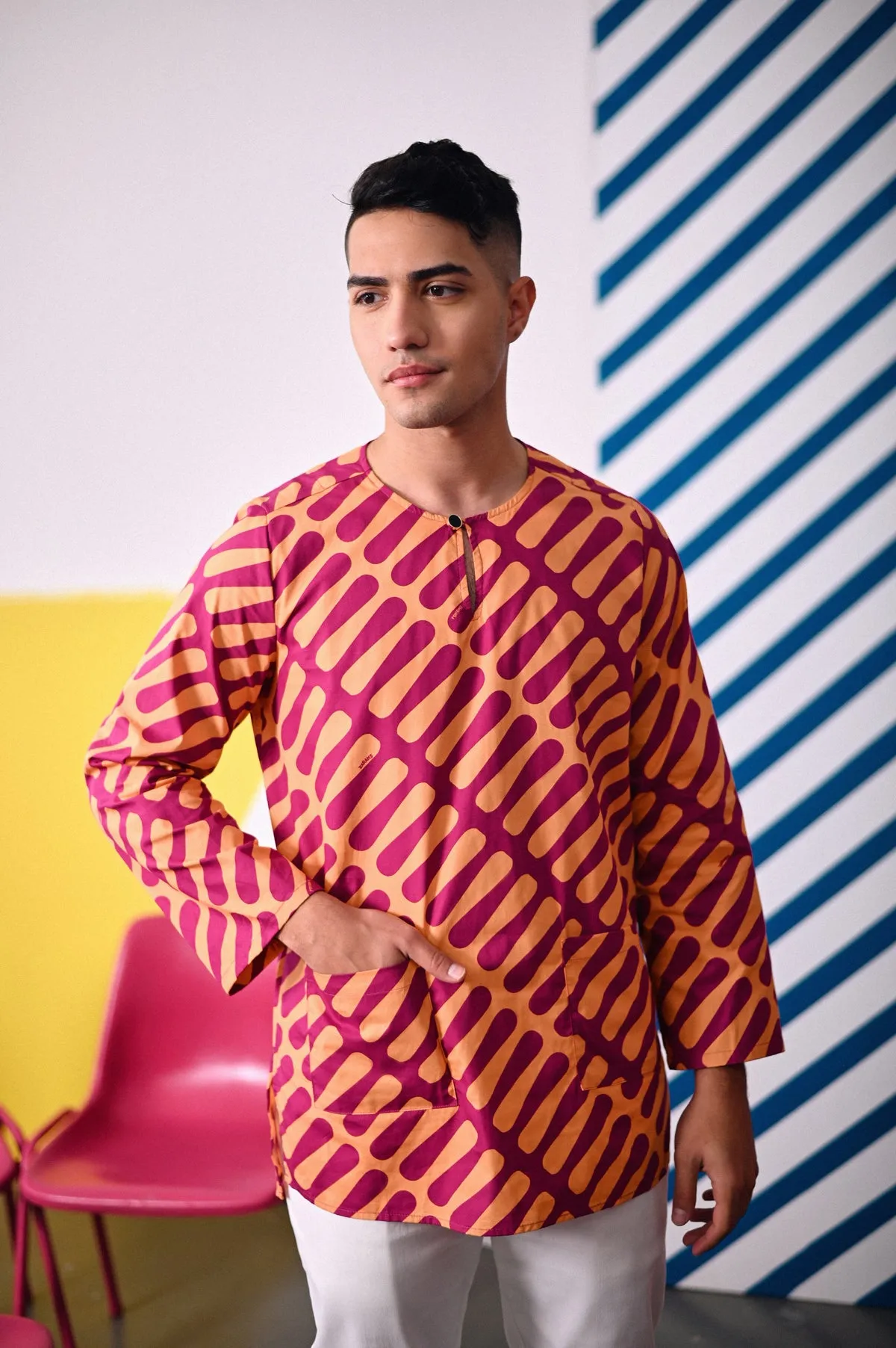 The Dulu Kita Men Kurta - Good Vibes
