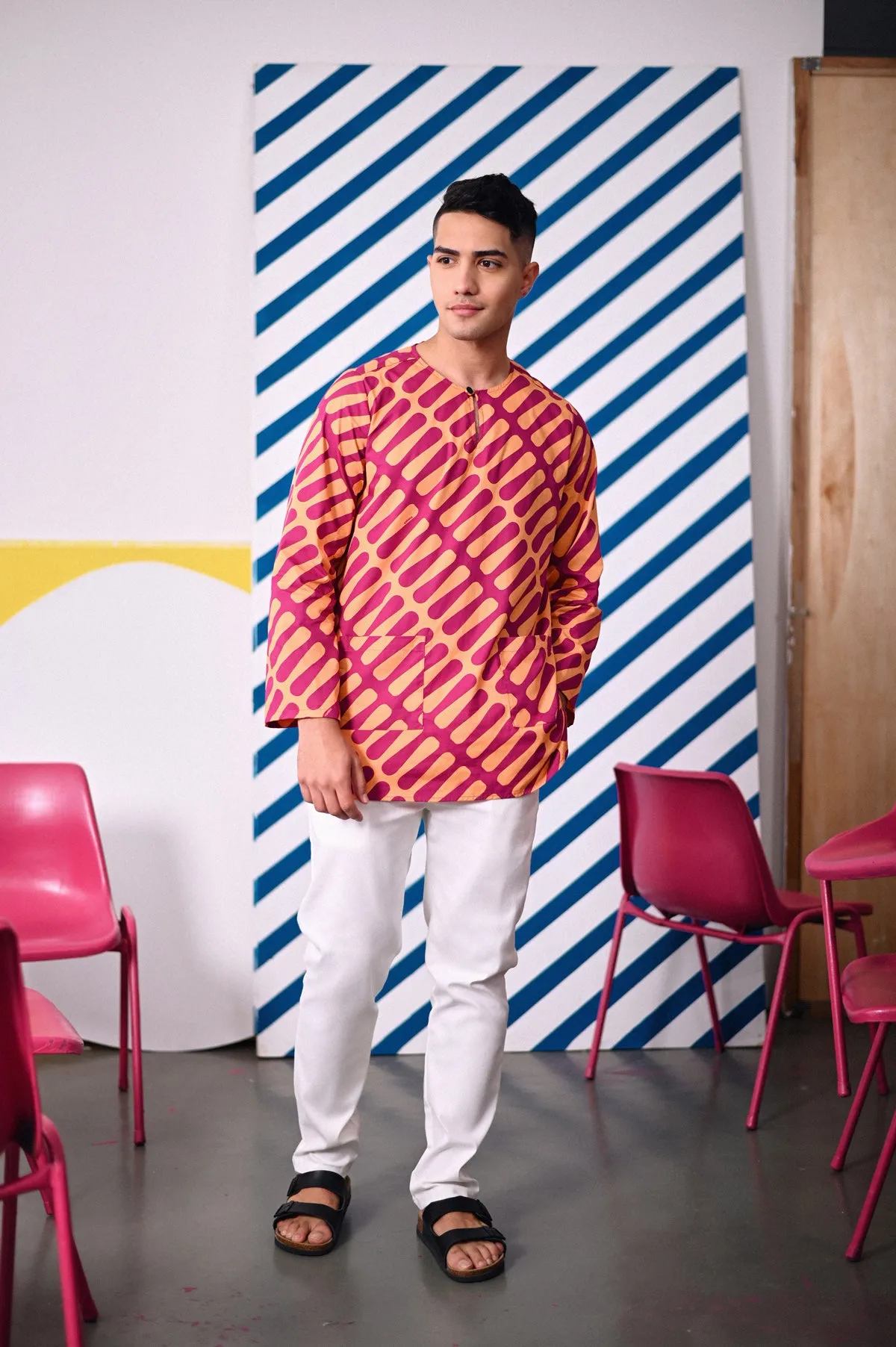 The Dulu Kita Men Kurta - Good Vibes