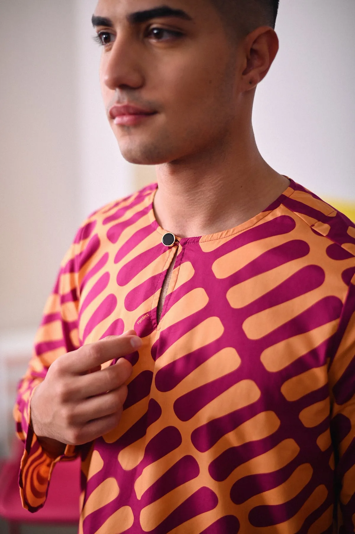 The Dulu Kita Men Kurta - Good Vibes