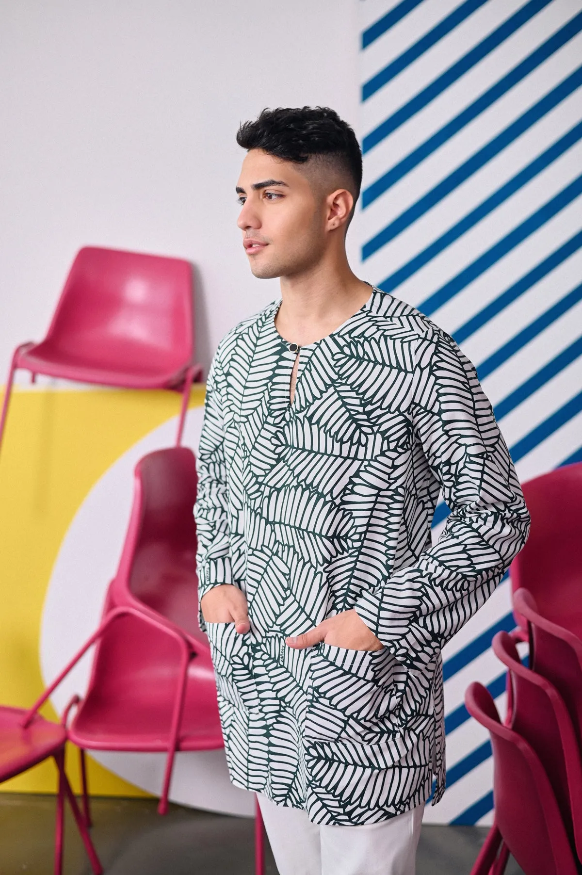 The Dulu Kita Men Kurta - Mimosa