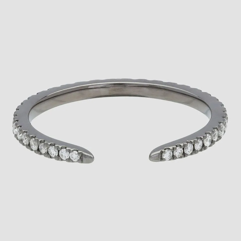 The Open Band Diamond Ring