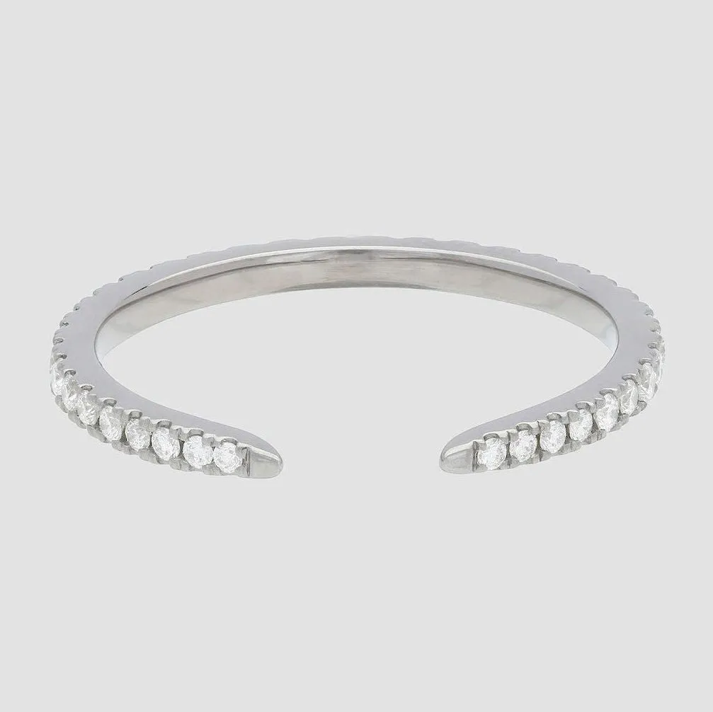 The Open Band Diamond Ring