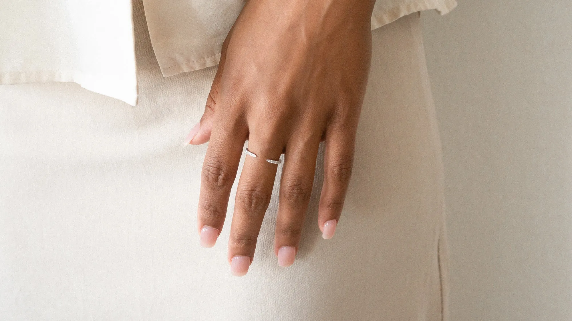 The Open Band Diamond Ring