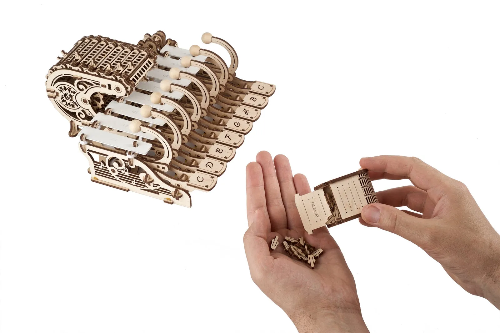 Ugears Mechanical Celesta ★Mechanical 3D Puzzle Kit Model Toys Gift Present Birthday Xmas Christmas Kids Adults