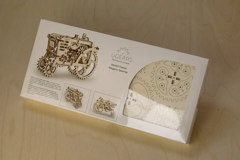 Ugears Tractor ★Mechanical 3D Puzzle Kit Model Toys Gift Present Birthday Xmas Christmas Kids Adults