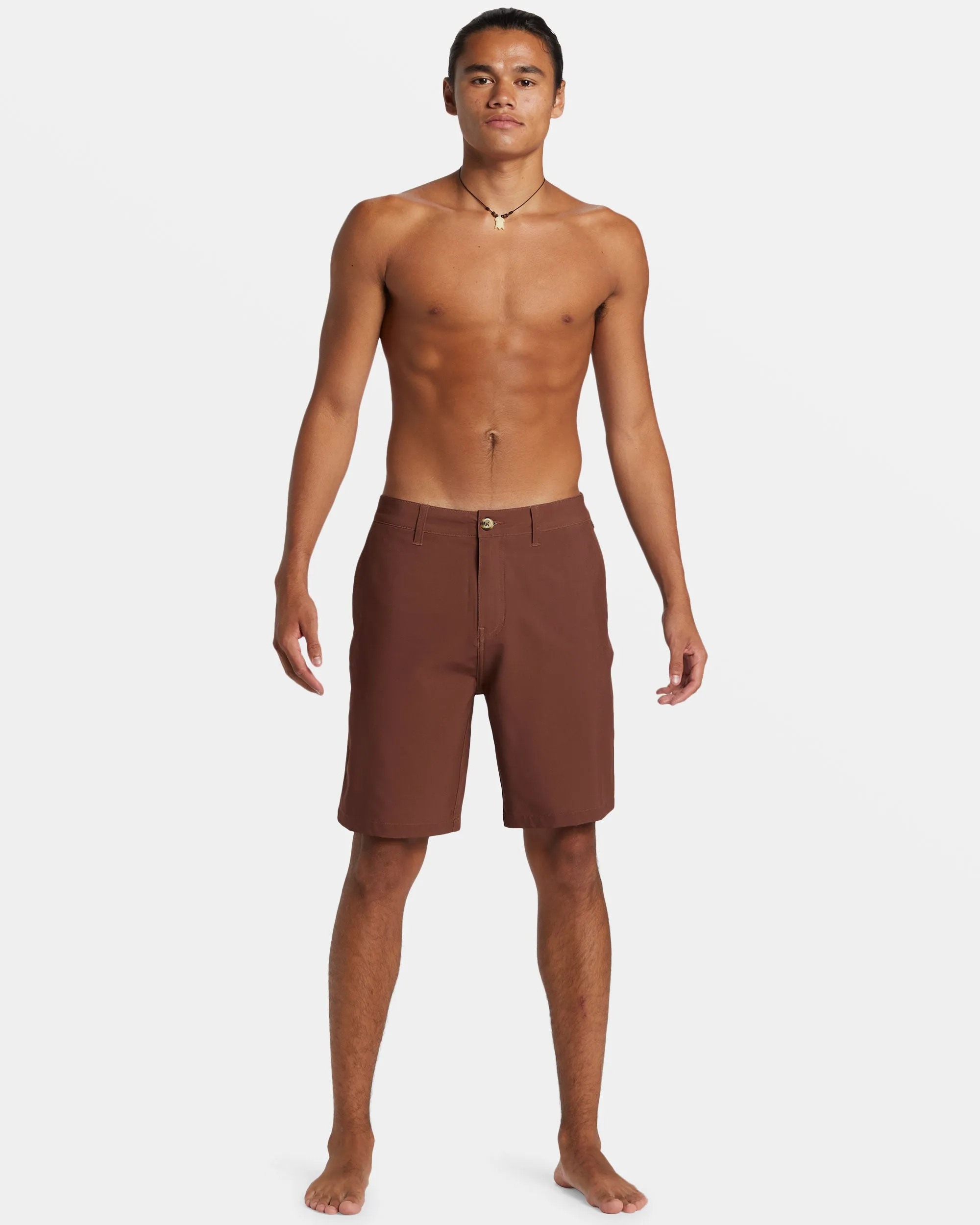 Union Amphibian 20 Hybrid Shorts - Brown Stone