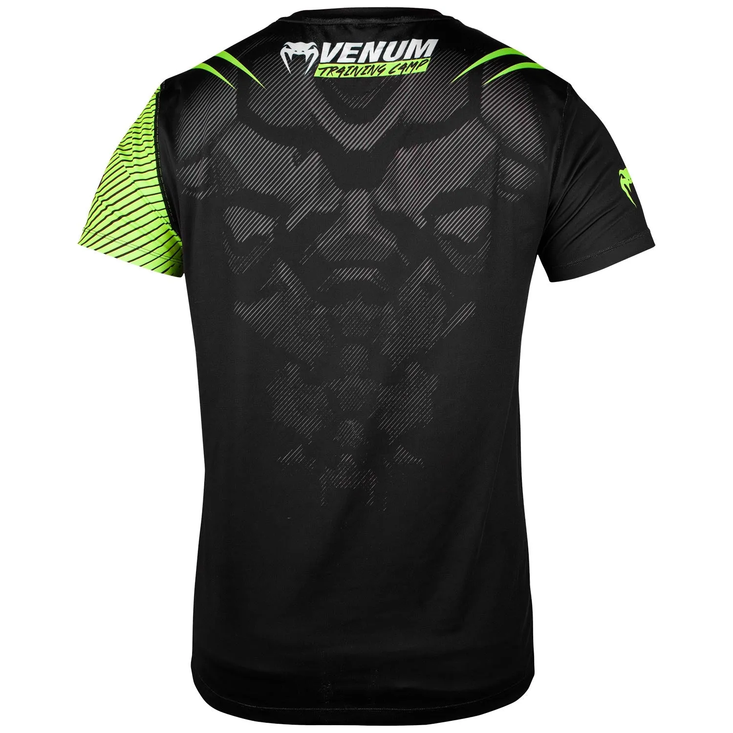 Venum Training Camp 2.0 Dry Tech T-shirt - Black/Neo Yellow - Exclusive