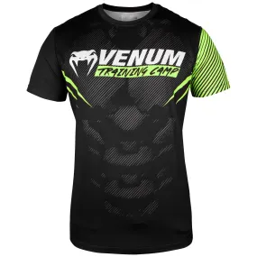Venum Training Camp 2.0 Dry Tech T-shirt - Black/Neo Yellow - Exclusive