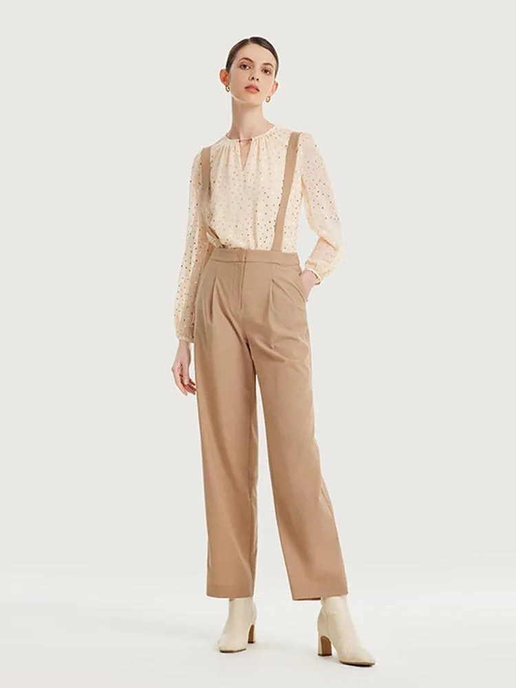 Worsted Woolen Bib Pants