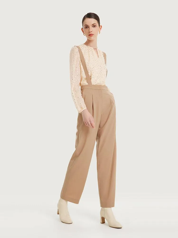 Worsted Woolen Bib Pants