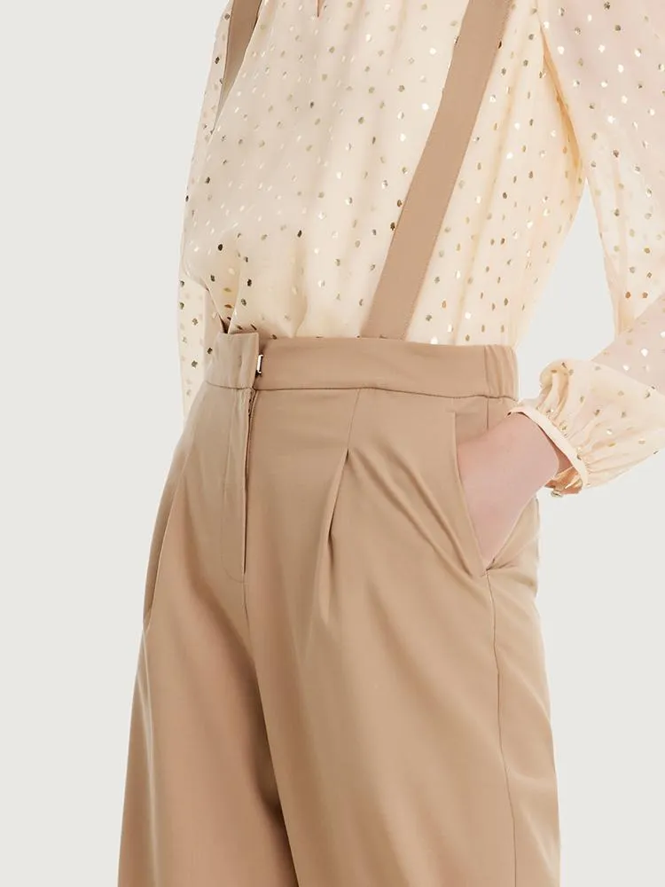 Worsted Woolen Bib Pants