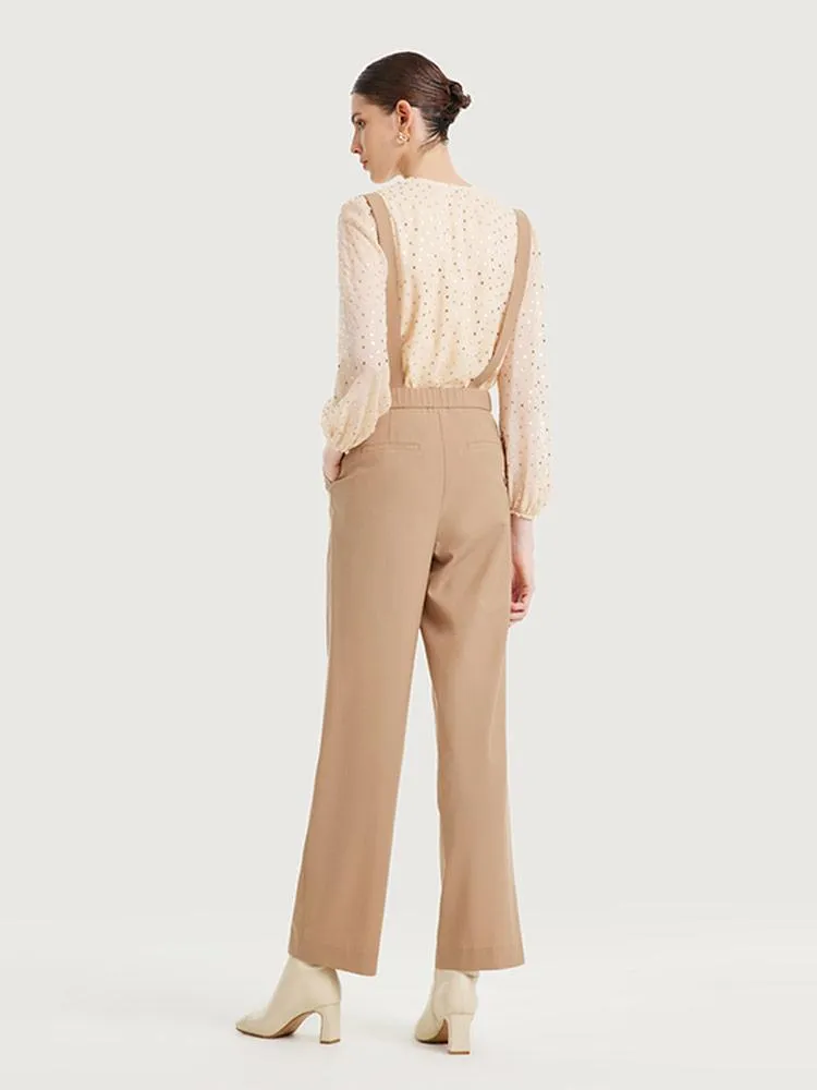 Worsted Woolen Bib Pants