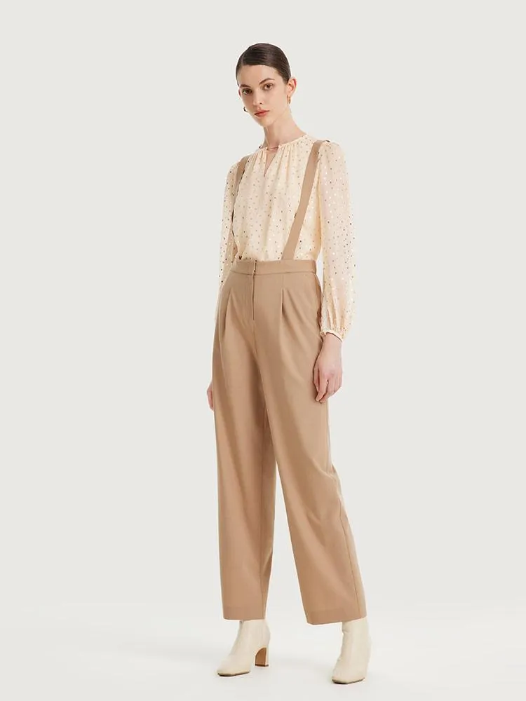 Worsted Woolen Bib Pants