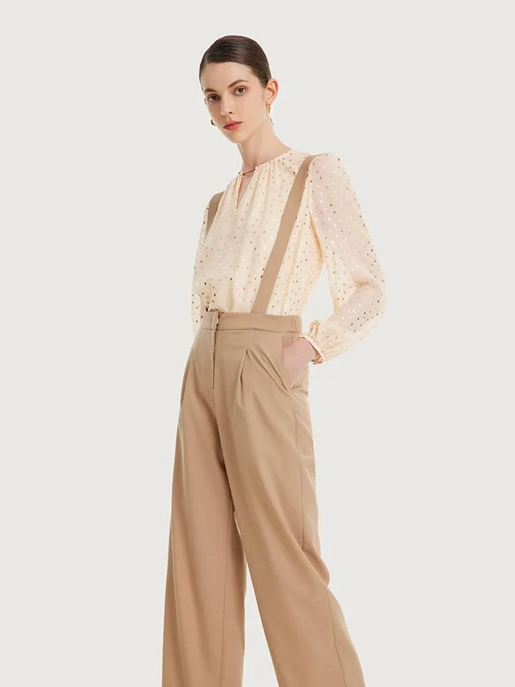 Worsted Woolen Bib Pants