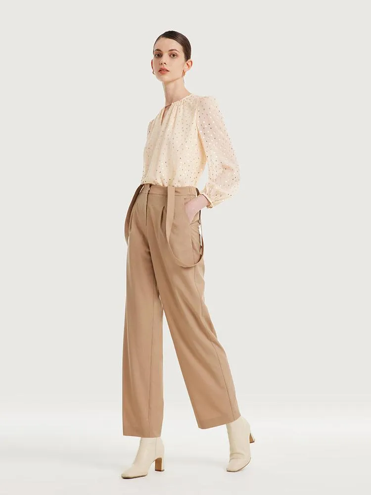 Worsted Woolen Bib Pants