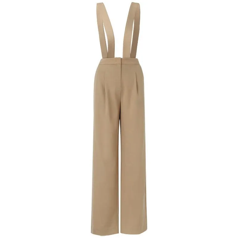 Worsted Woolen Bib Pants