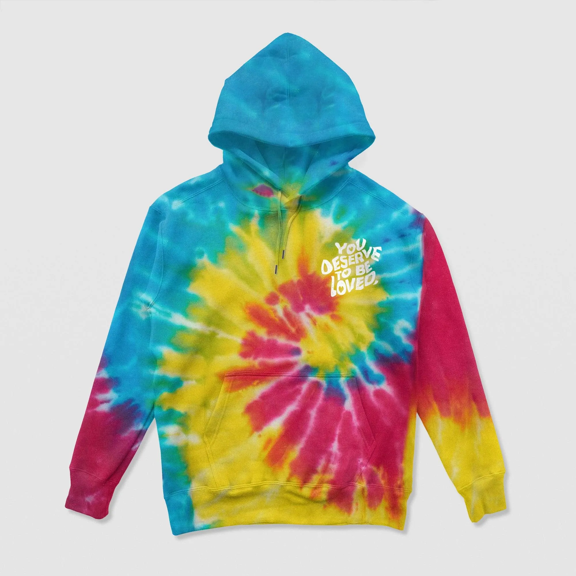 You Deserve To Be Loved Pride Swirl Hoodie